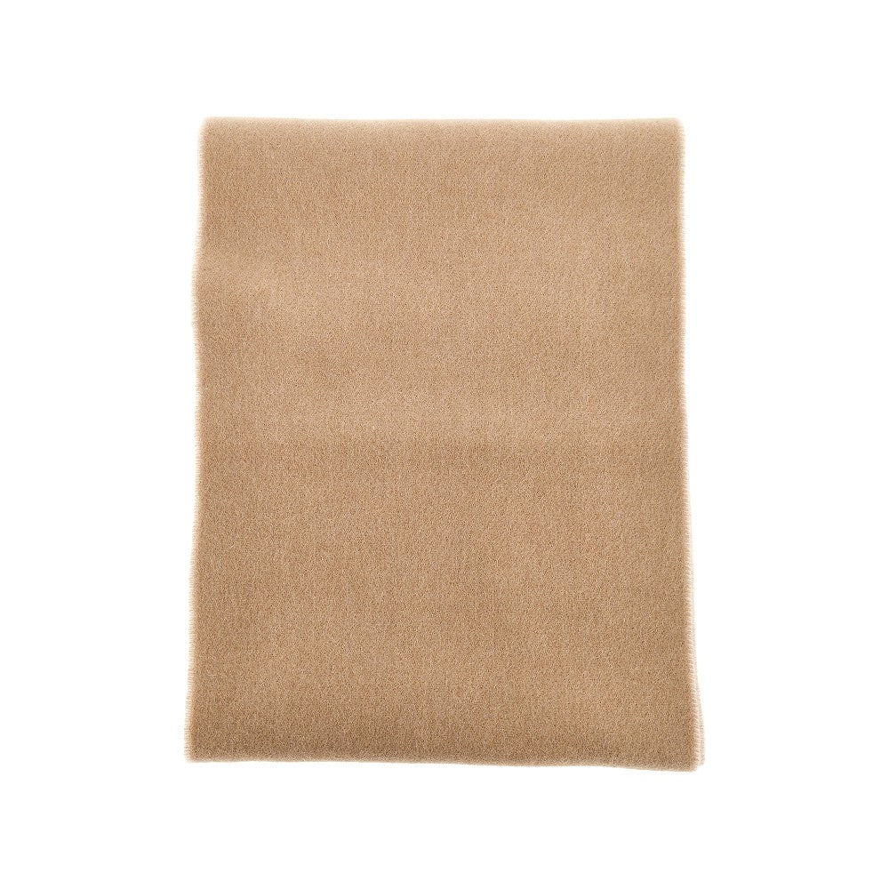 single orb double-face wool scarf