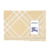 check wool and silk scarf