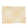 check wool and silk scarf