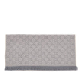 GUCCI OS gg jacquard wool scarf