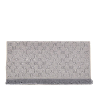 GUCCI OS gg jacquard wool scarf