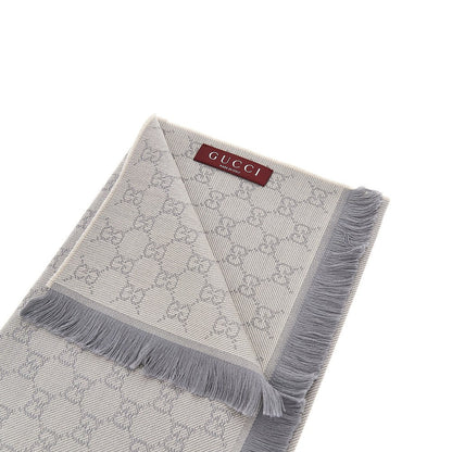 GUCCI OS gg jacquard wool scarf