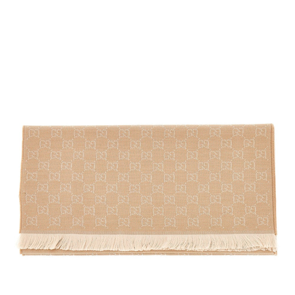 GUCCI OS gg jacquard wool scarf