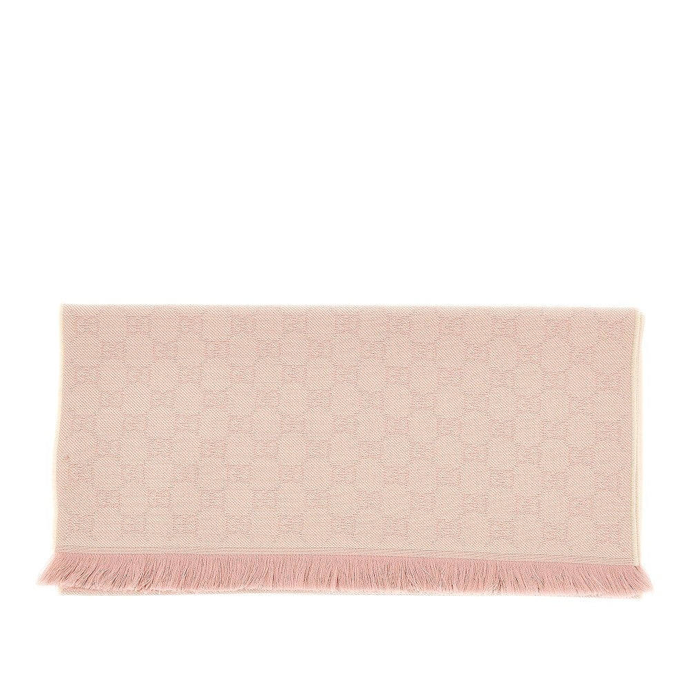 GUCCI OS gg jacquard wool scarf
