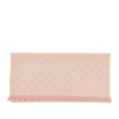 GUCCI OS gg jacquard wool scarf