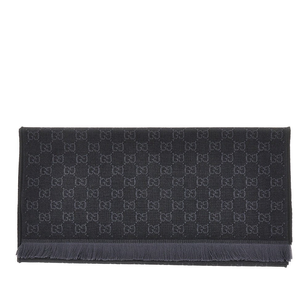 GUCCI OS gg jacquard wool scarf