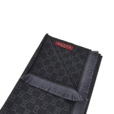 GUCCI OS gg jacquard wool scarf