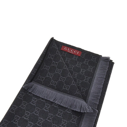 GUCCI OS gg jacquard wool scarf