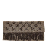 GUCCI OS lamé gg cashmere-blend scarf