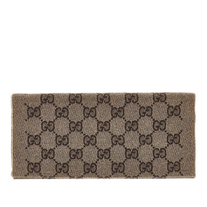 GUCCI OS lamé gg cashmere-blend scarf