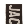 jacquard logo wool scarf