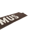 jacquard logo wool scarf