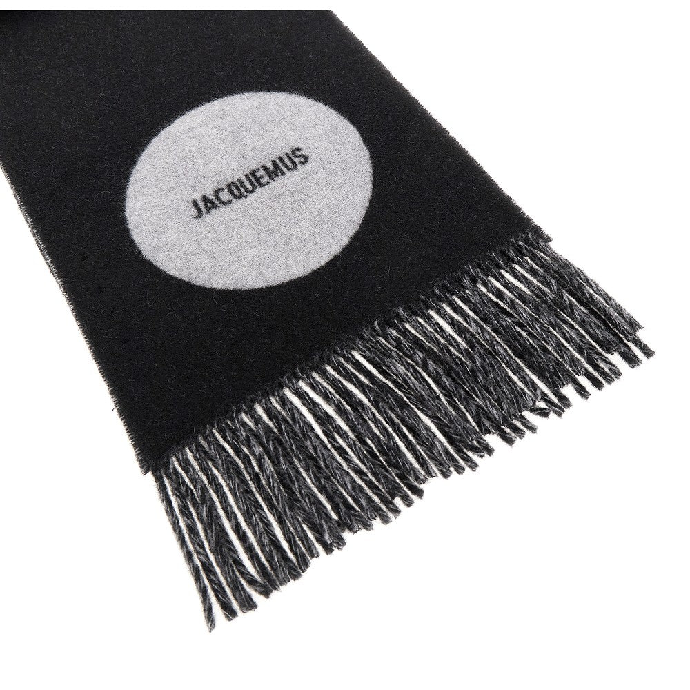 rond carré wool scarf