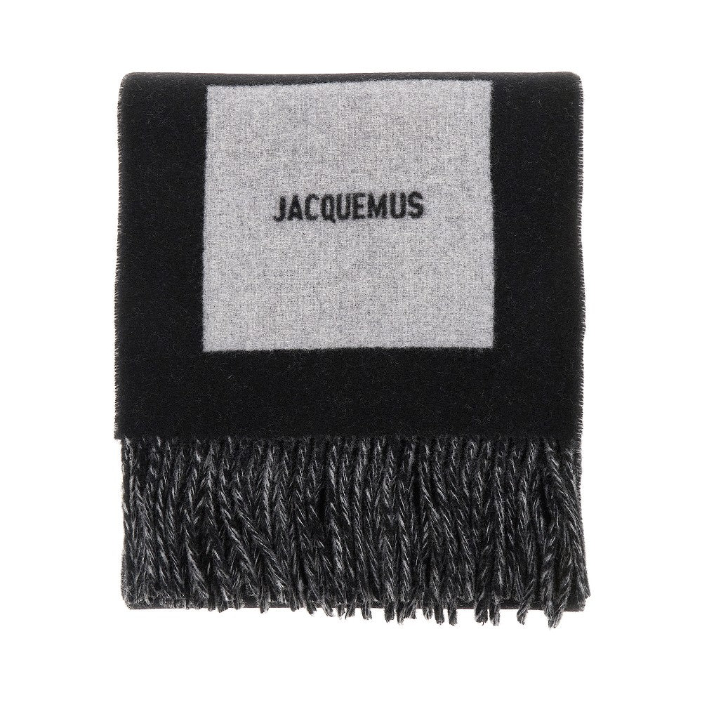 rond carré wool scarf