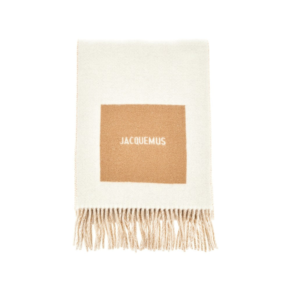 rond carré wool scarf