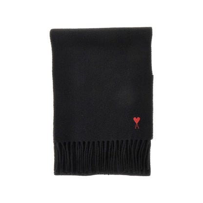 AMI OS ami de coeur embroidery scarf