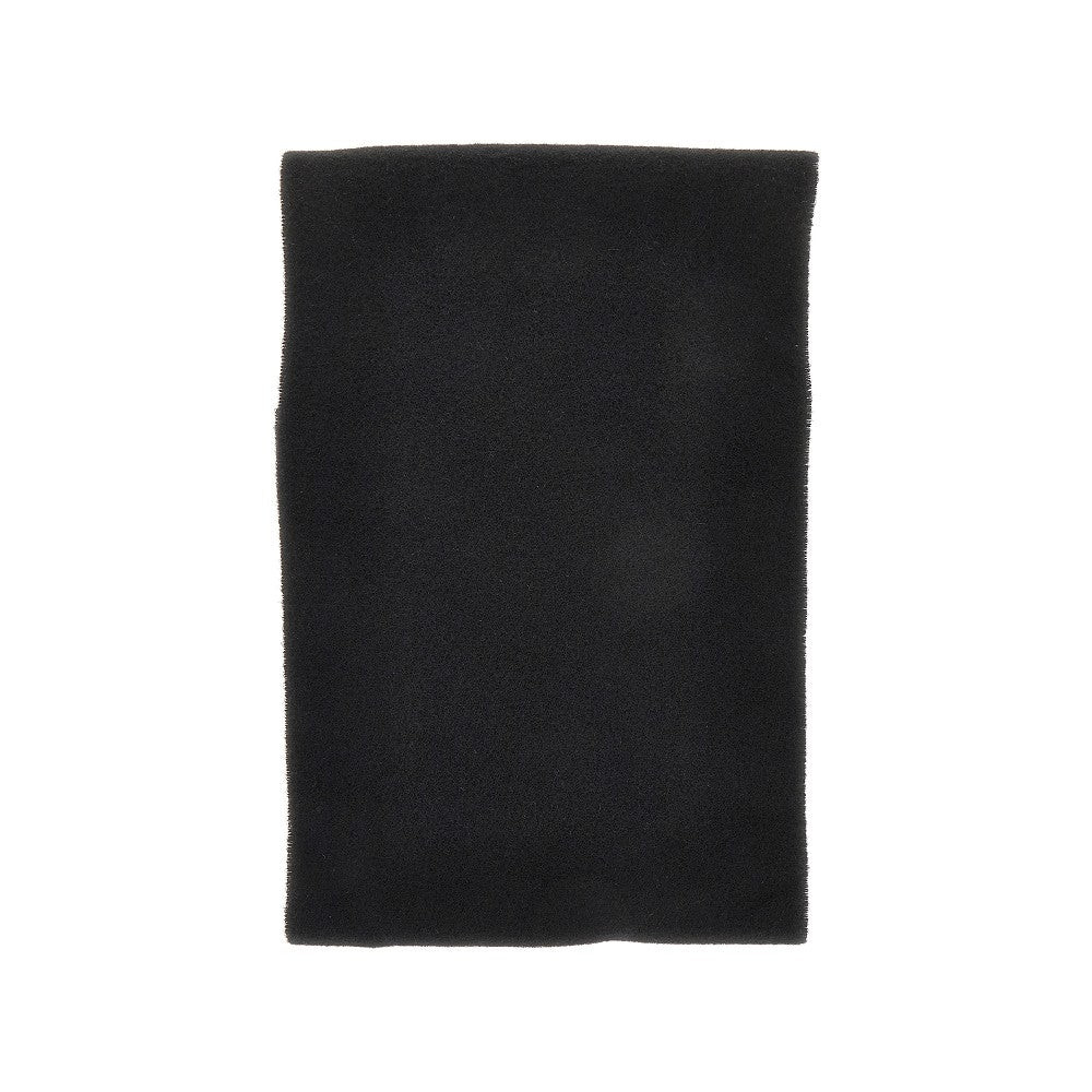 AMI OS ami de coeur embroidery scarf