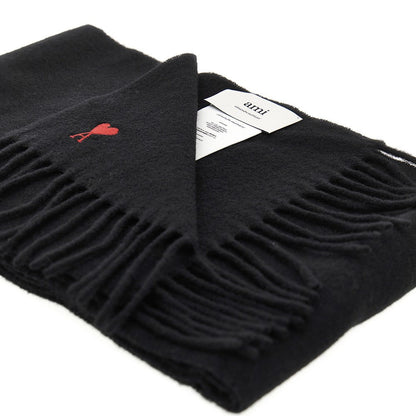 AMI OS ami de coeur embroidery scarf