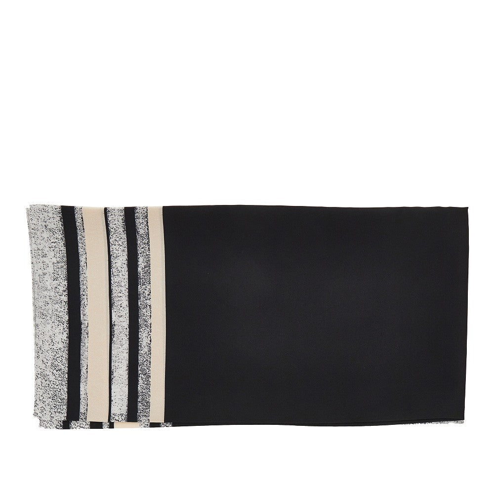 EMPORIO ARMANI OS silk scarf with print