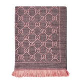 GUCCI OS gg jacquard wool scarf