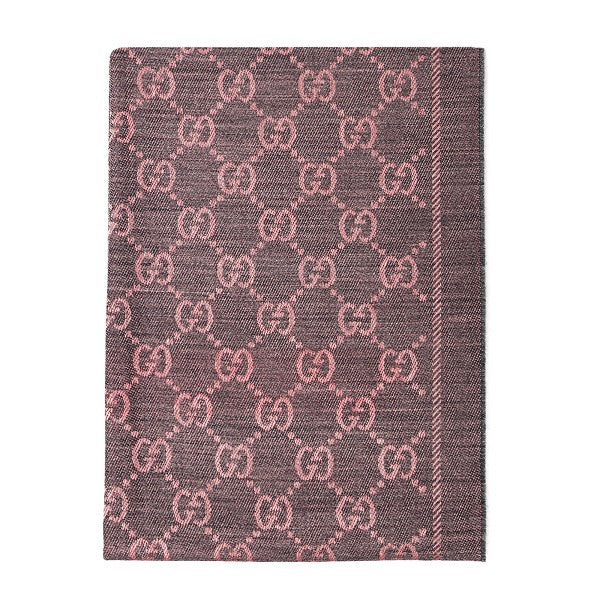 gg jacquard wool scarf