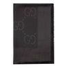 gg jacquard wool and silk scarf