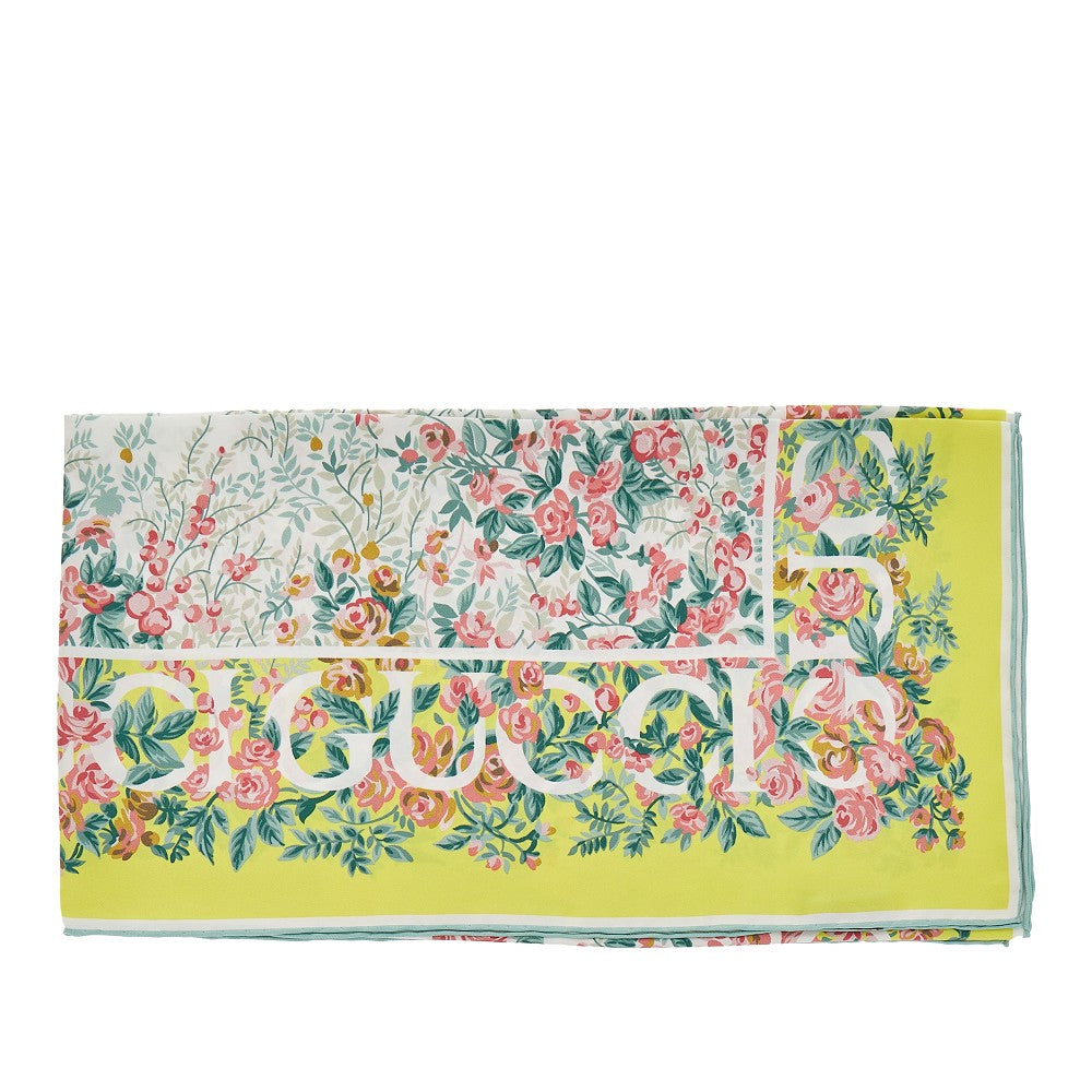 GUCCI OS printed silk scarf