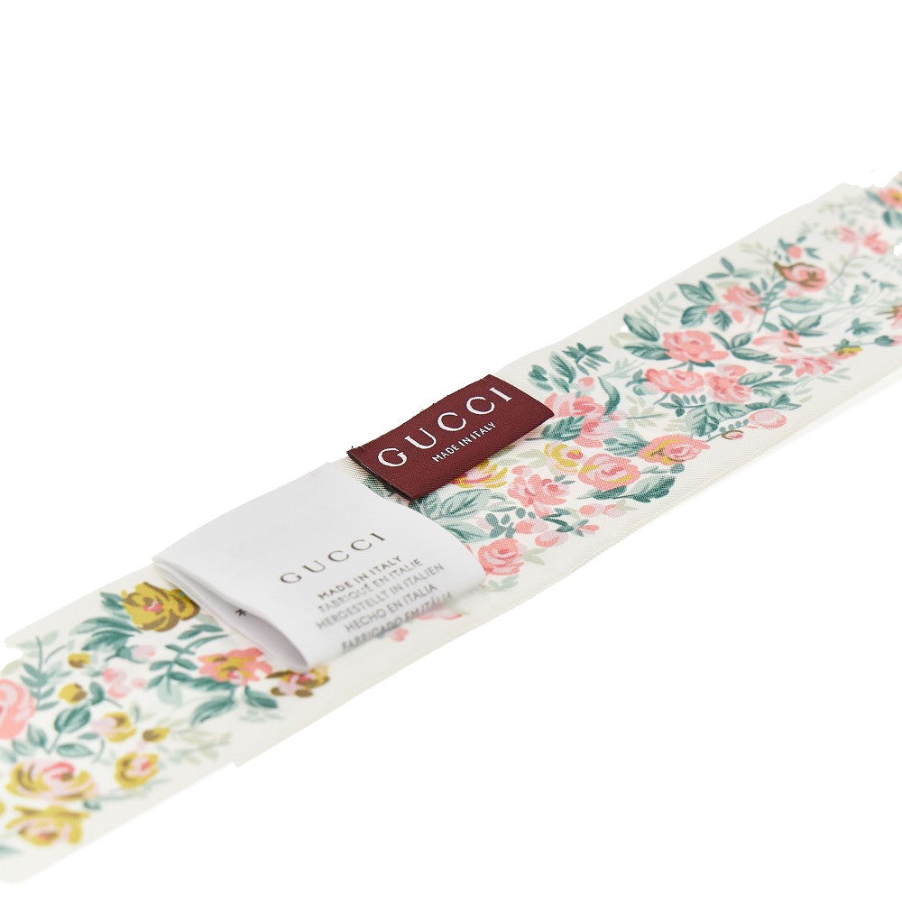 GUCCI OS floral silk twill scarf