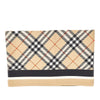 check silk scarf