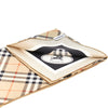 check silk scarf