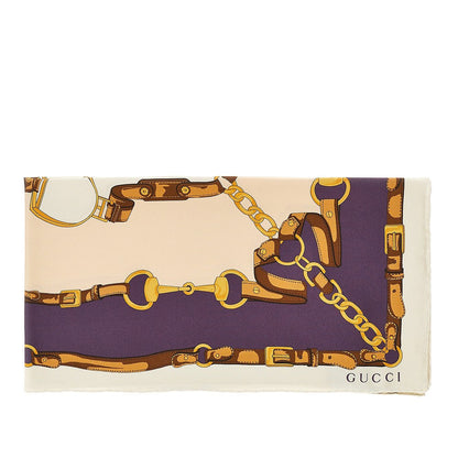 GUCCI OS silk scarf with print