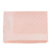 GUCCI OS silk and wool scarf with gg motif