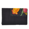 silk and wool-blend scarf with flora print
