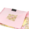 silk twill scarf with flora print