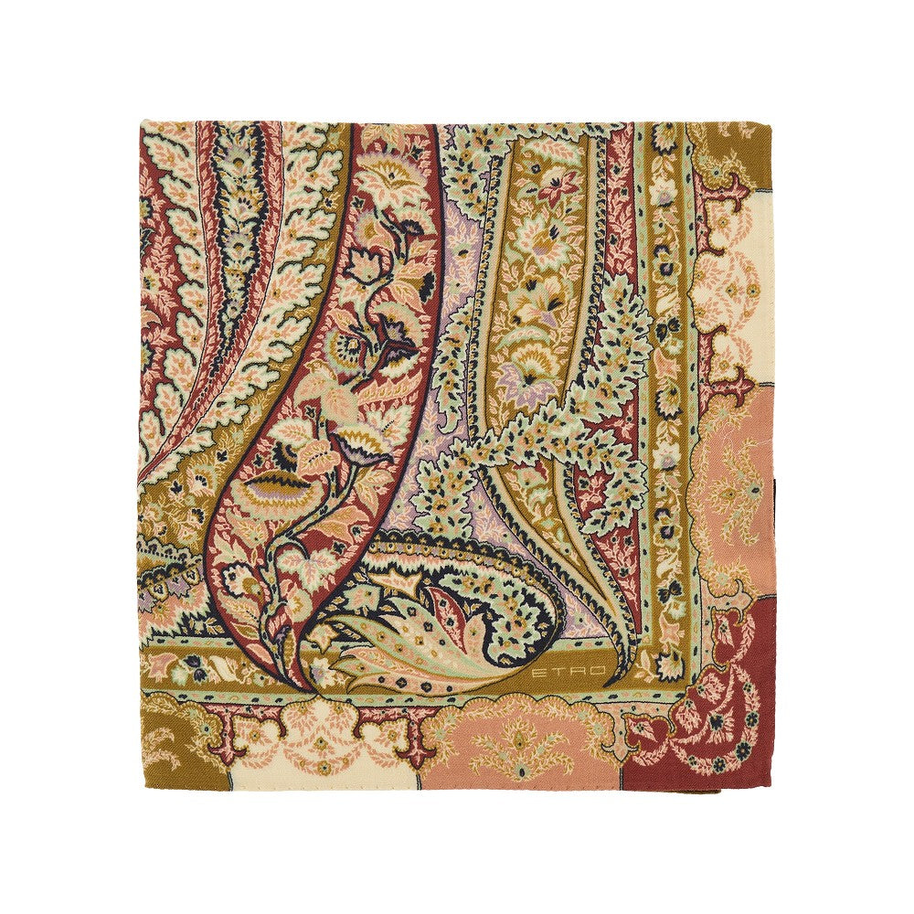 paisley silk and wool shawl