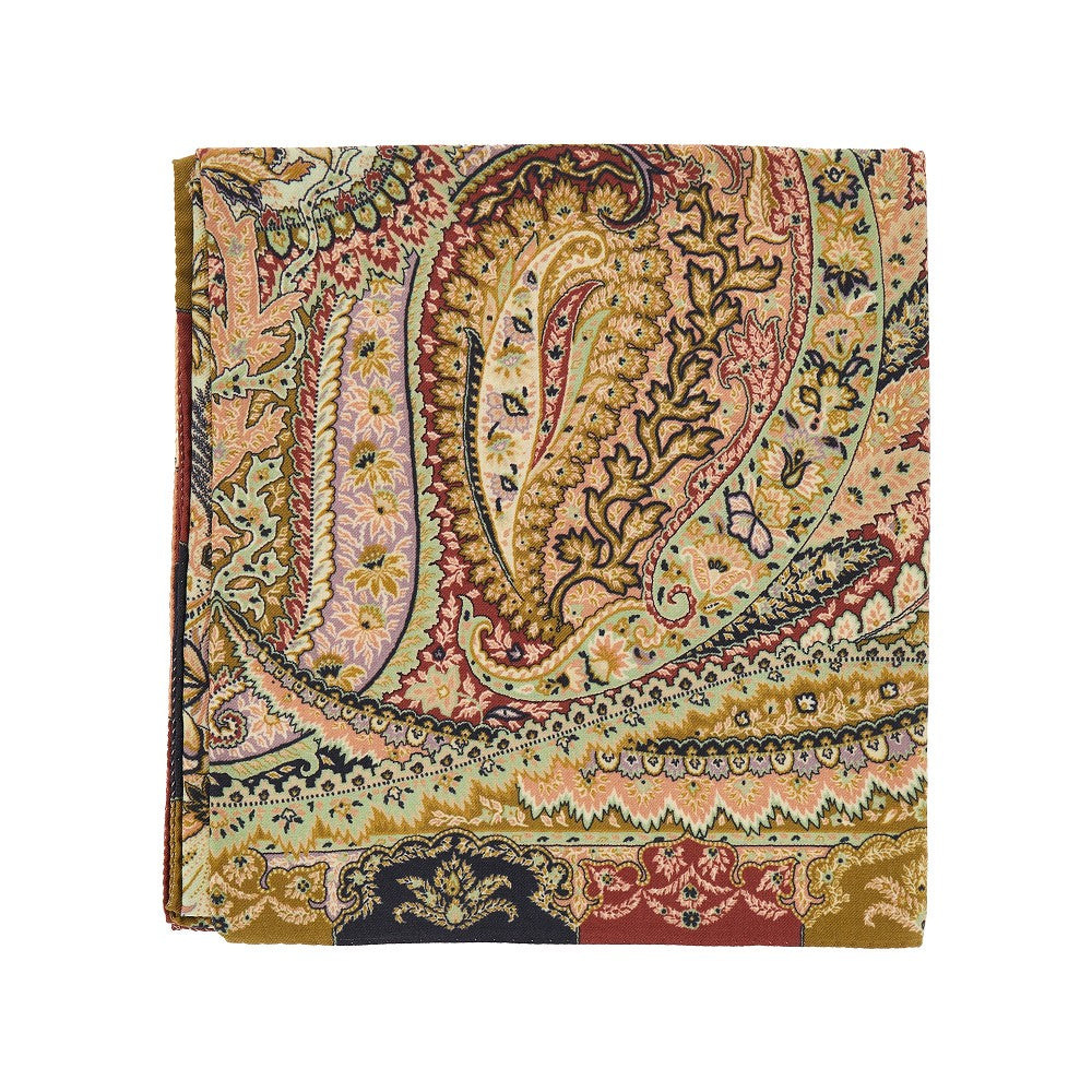 paisley silk and wool shawl