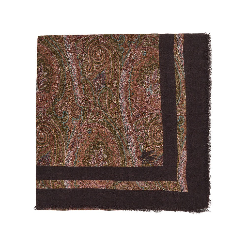 paisley modal and cashmere shawl