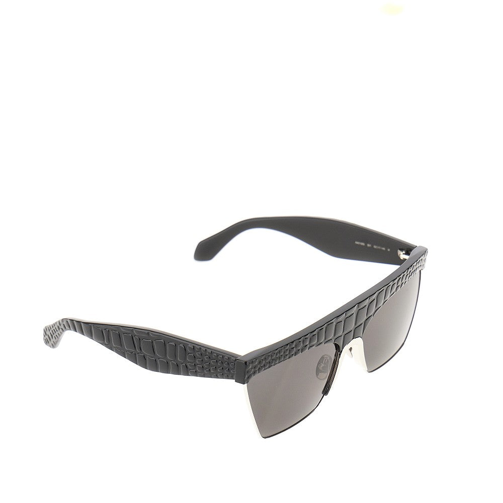 croco-effect sunglasses