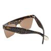 croco-effect sunglasses