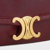 Soft Triomphe Little Halfmoon Shiny Lambskin Bag