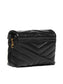 Loulou Toy Black Leather Shoulder Bag