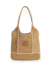 Ivy Crochet Suede Leather Shoulder Bag