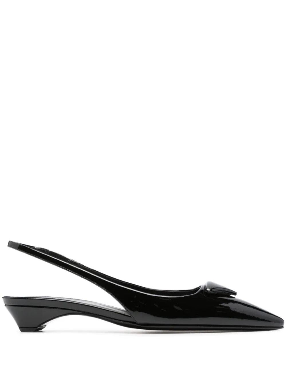 Prada Patent Leather Slingback Pumps