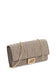 FF Embossed Baguette Leather Wallet on Chain