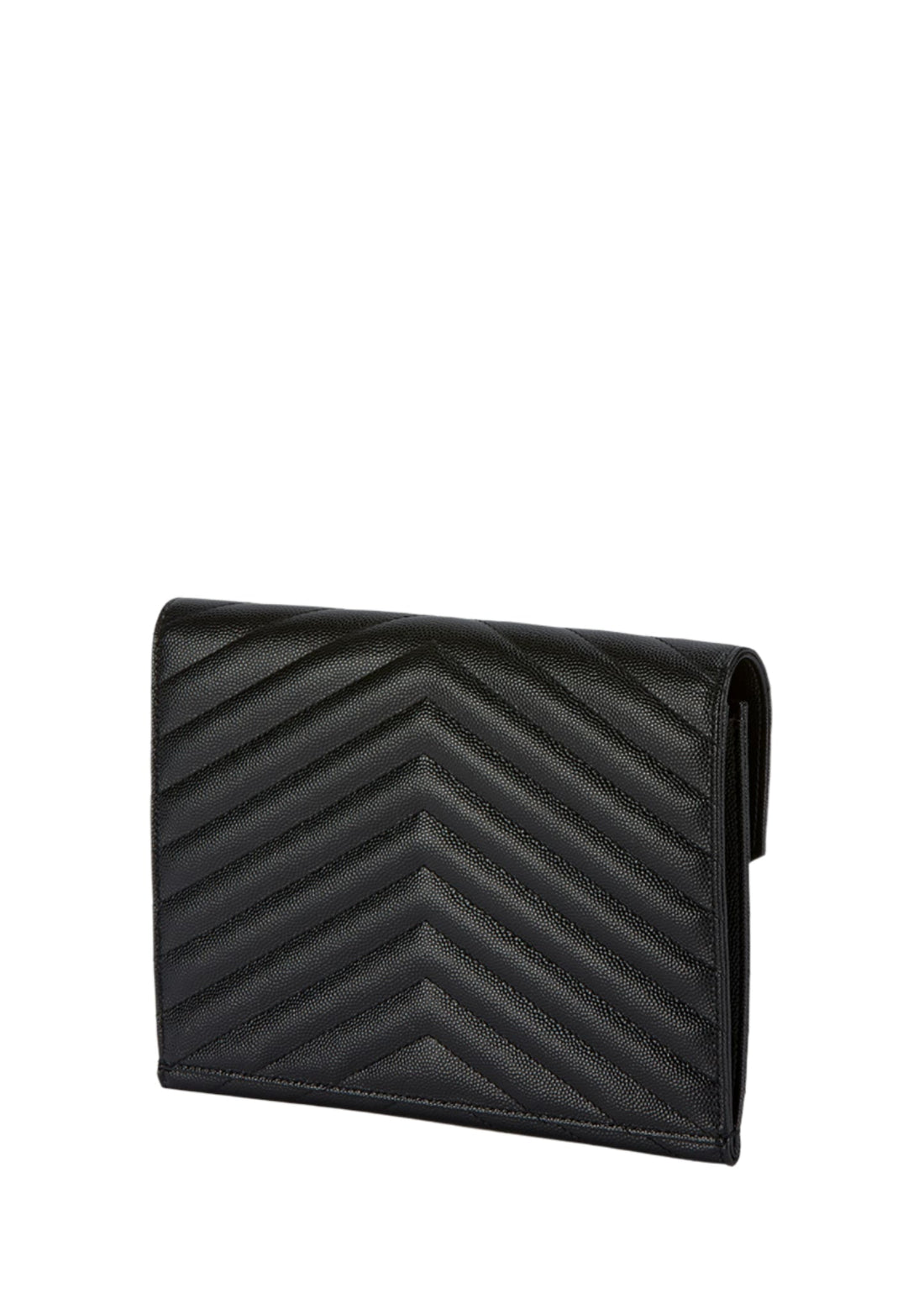 Cassandre Envelope Flap Leather Wristlet Pouch