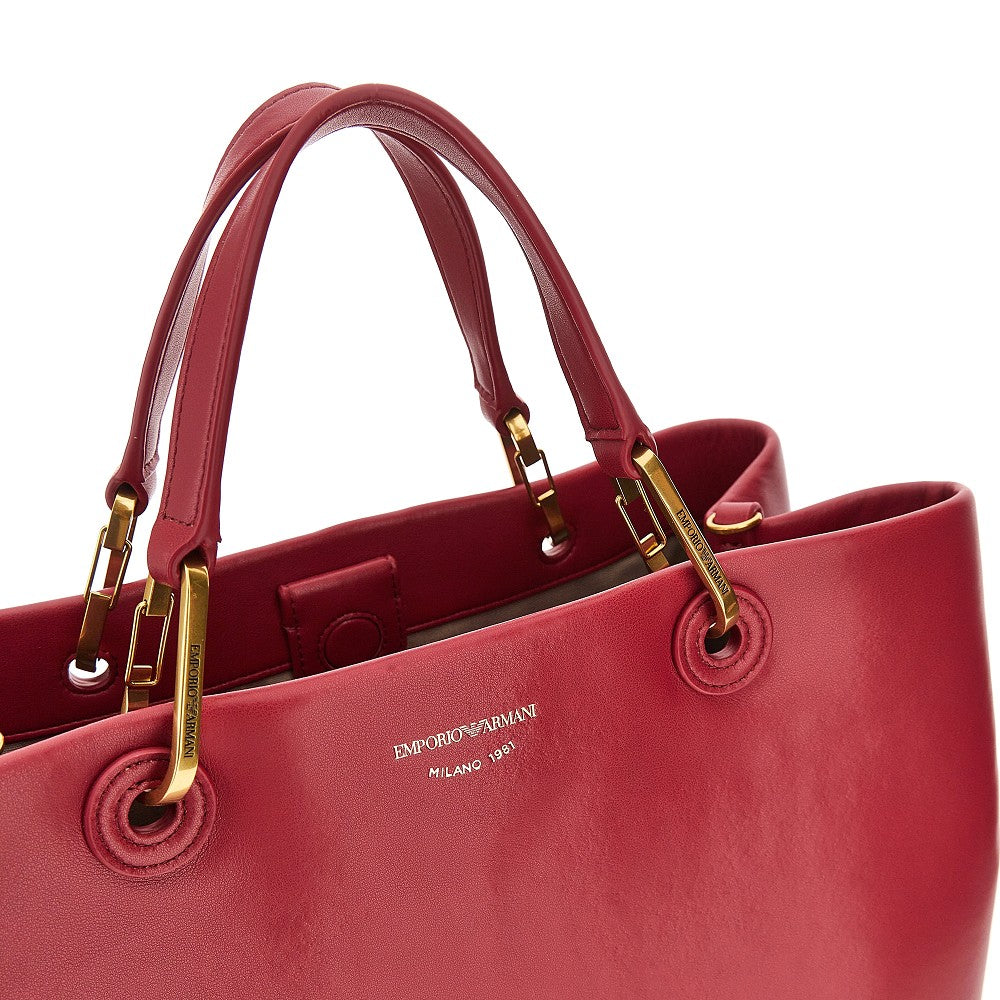 EMPORIO ARMANI OS nappa leather medium myea bag