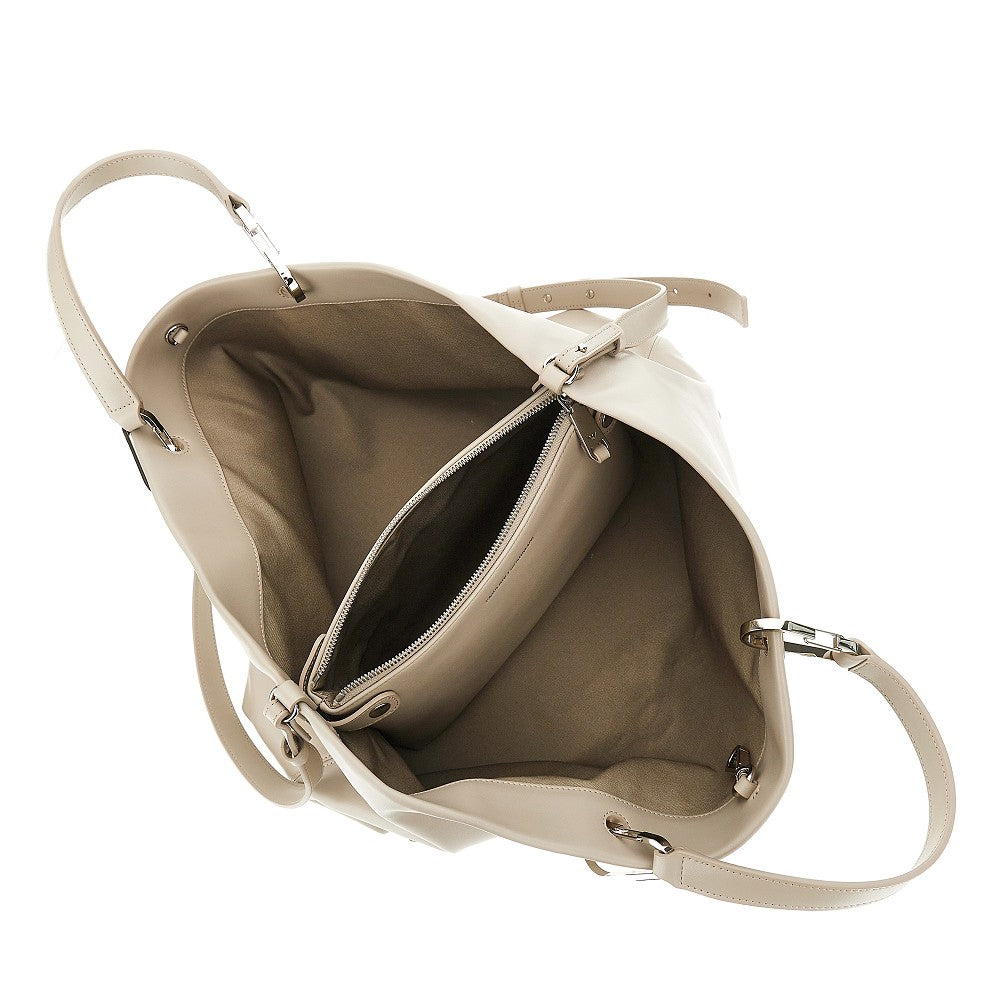 EMPORIO ARMANI OS nappa leather medium myea bag