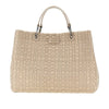 woven nylon medium shopping bag