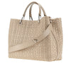 woven nylon medium shopping bag