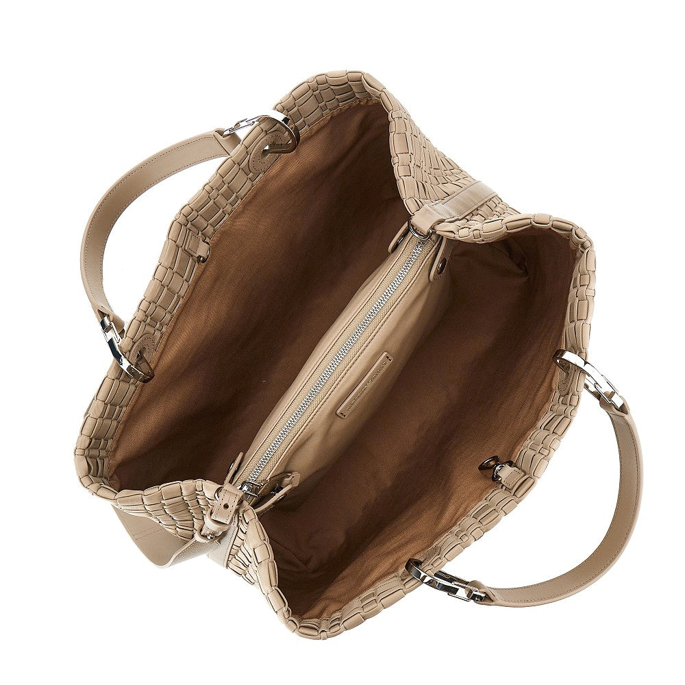 woven nylon medium shopping bag